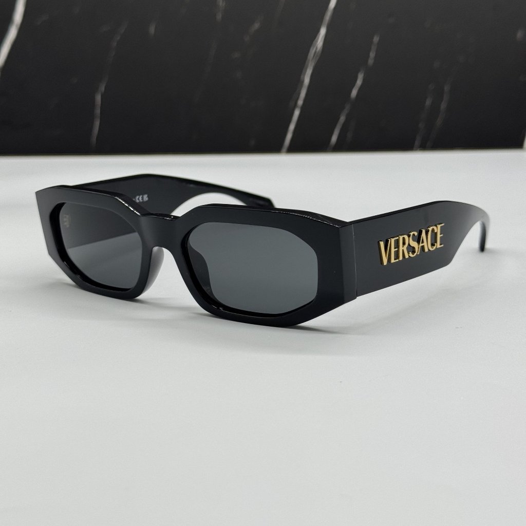 New Versace Ve4489u Gb1/87 Black Women Versace Sunglasses Mod 4489-U